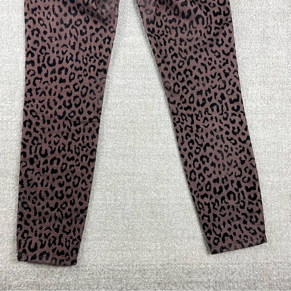 Free People Leopard Print Skinny Jeans - Picture 6 of 12